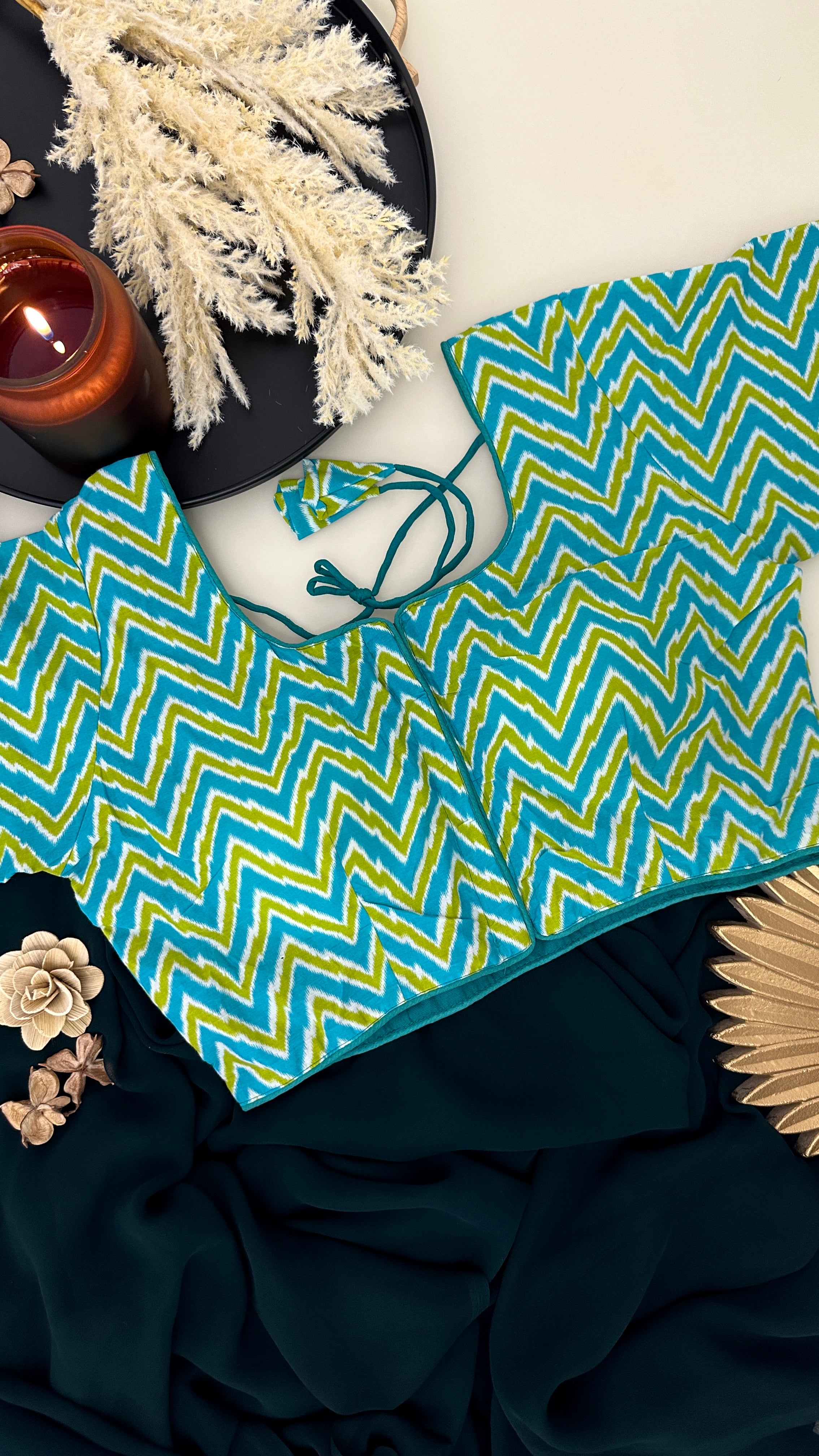 Zigzag Printed Blouse